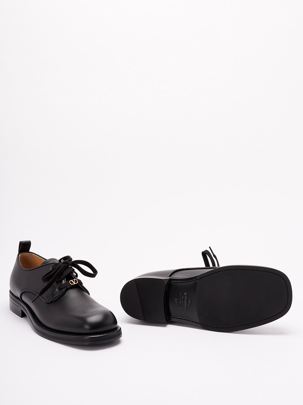 `Valentino Garavani Punx` Leather Derbies - 4