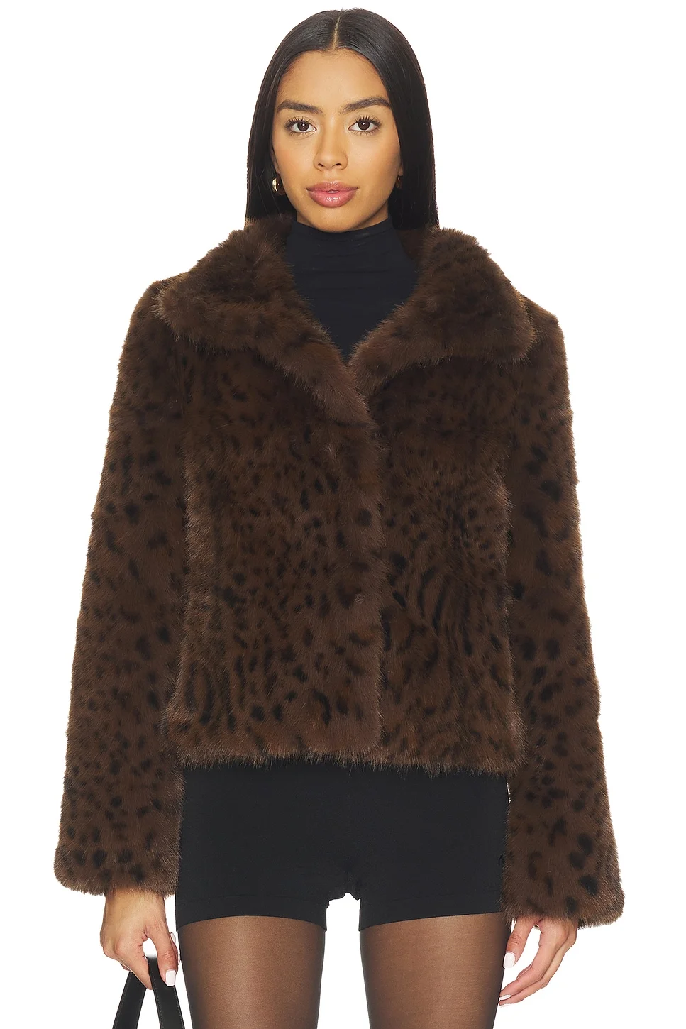 Lexy Leopard Faux Fur Jacket - 1