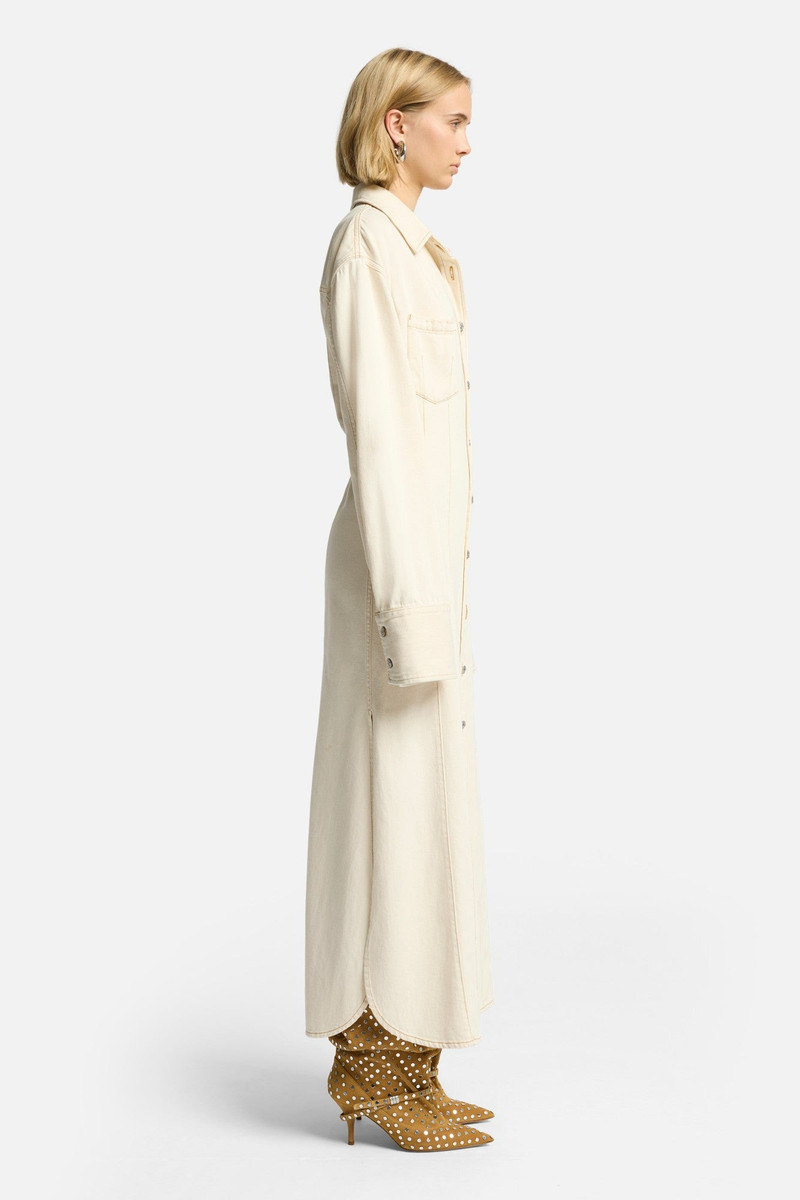 Denim Maxi Shirtdress in Solitary Star 6
