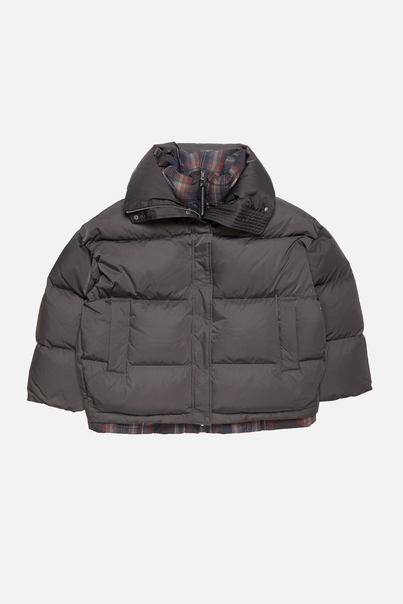 Puffer down jacket - Dark grey/multi 1