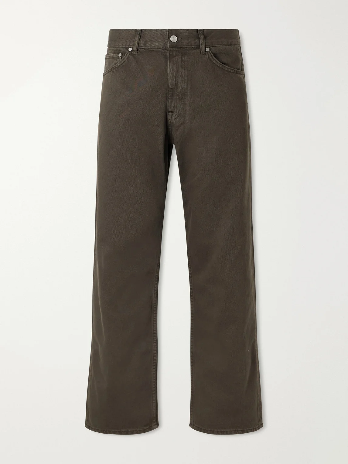 Otis 1874 Straight-Leg Organic Cotton-Gabardine Trousers - 1