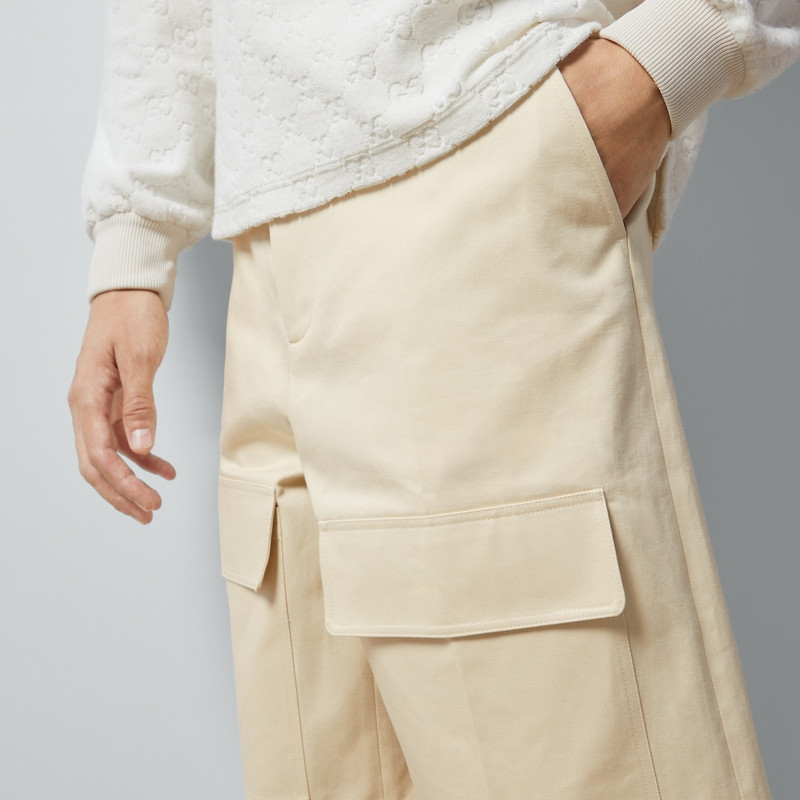 Cotton drill shorts 3