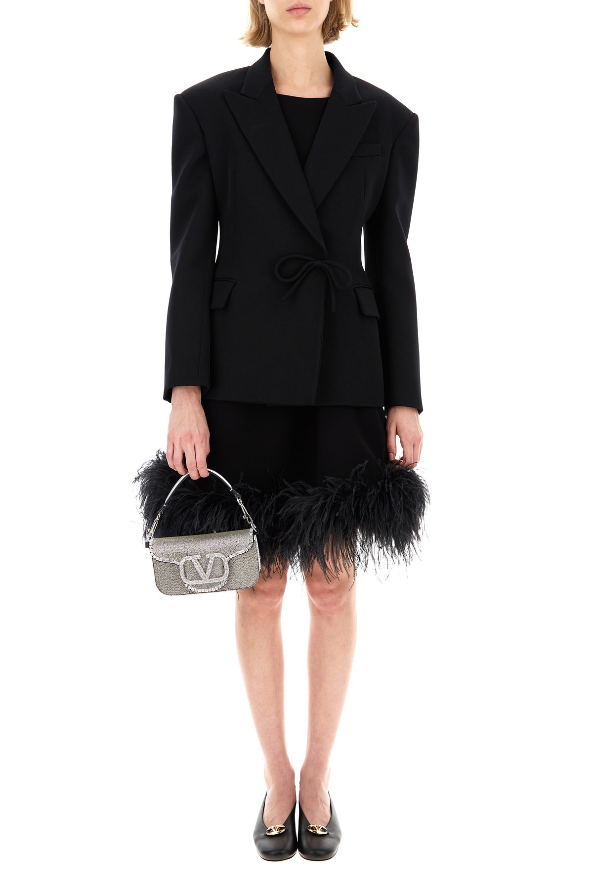 Black wool blazer - 6