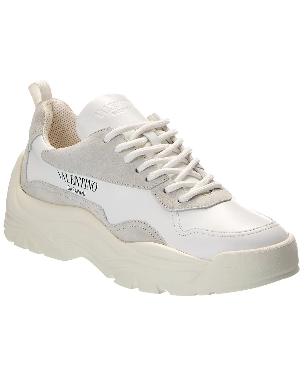 Valentino Leather & Suede Sneaker - 1