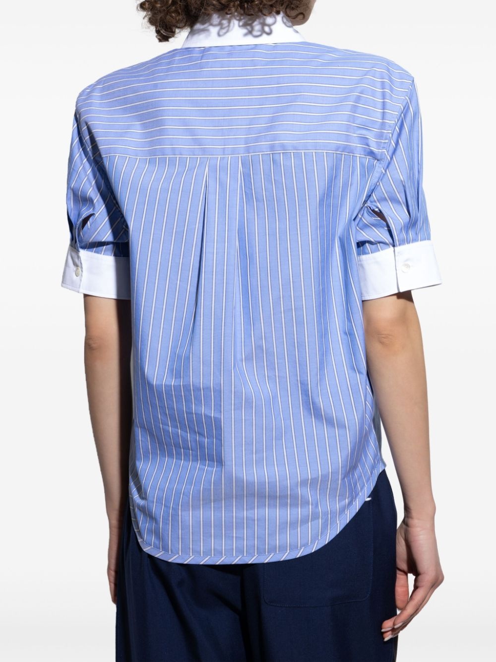 striped cotton shirt - 4