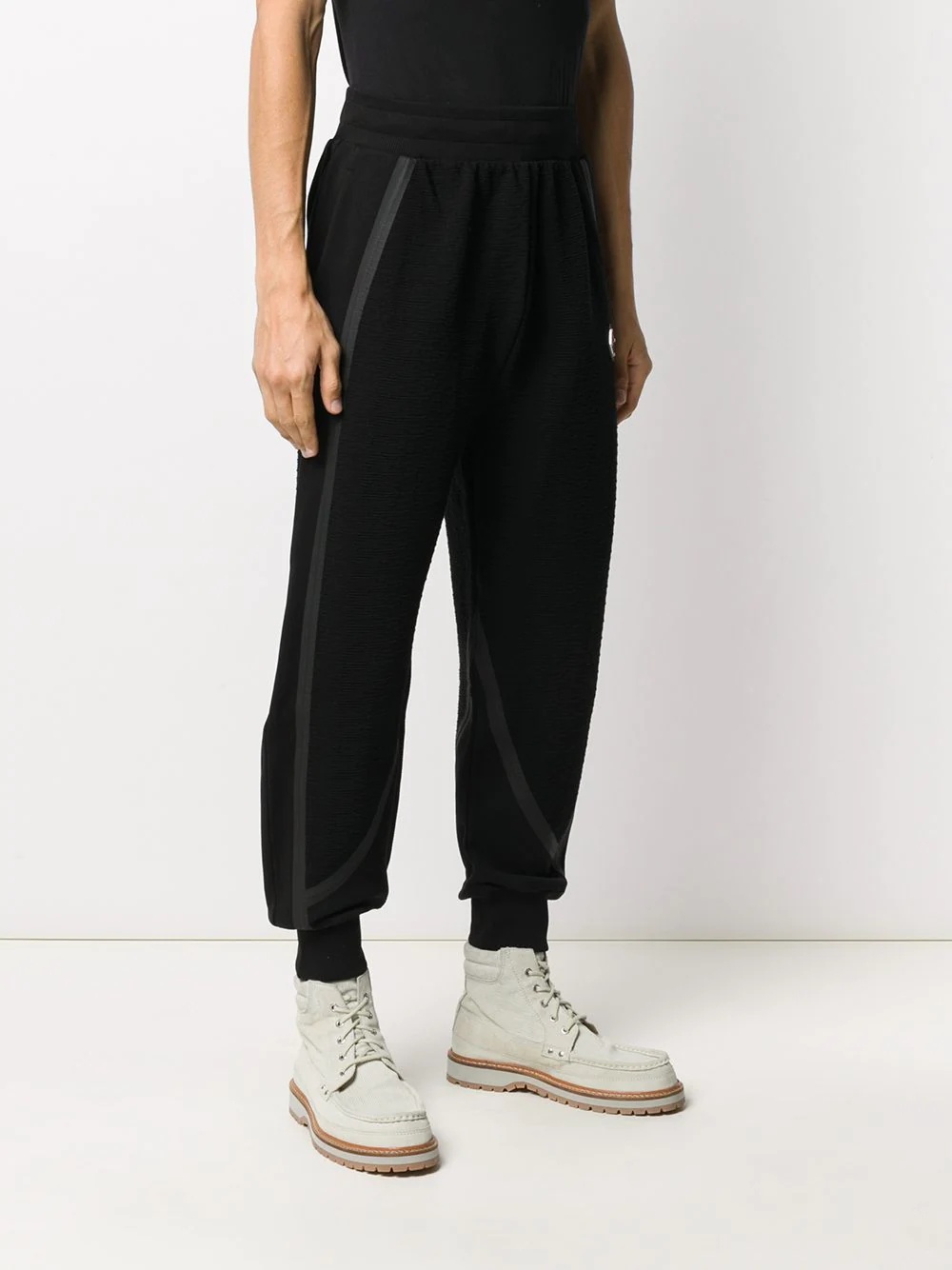 logo plaque track pants - 3