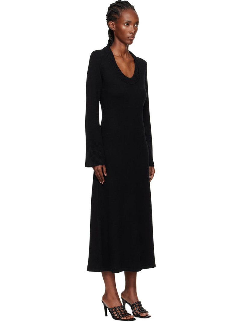 Black Ari Long Knit Maxi Dress 2