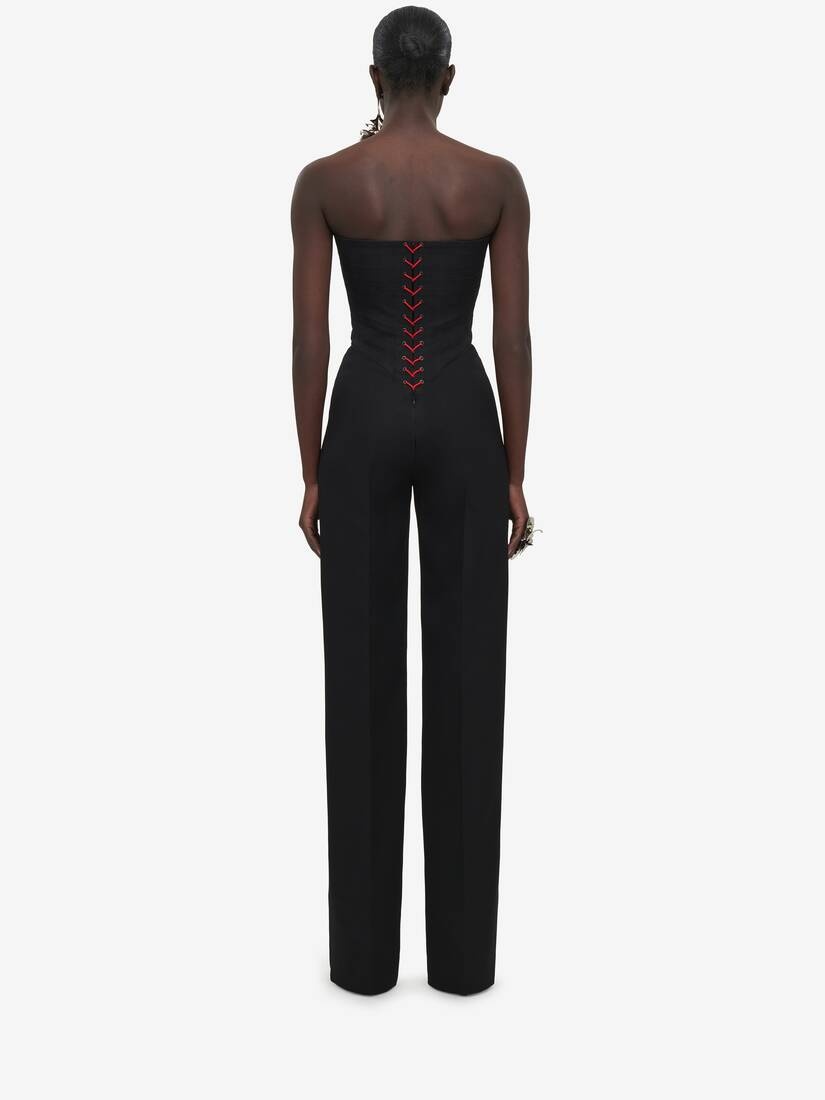 Peak Corset All-in-one in Black - 4