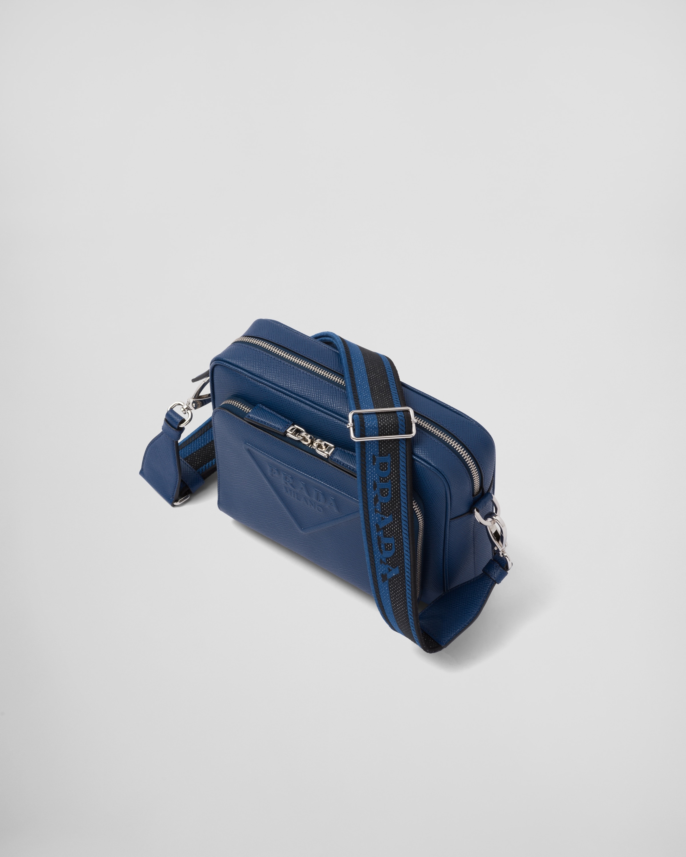 Saffiano leather shoulder bag - 3