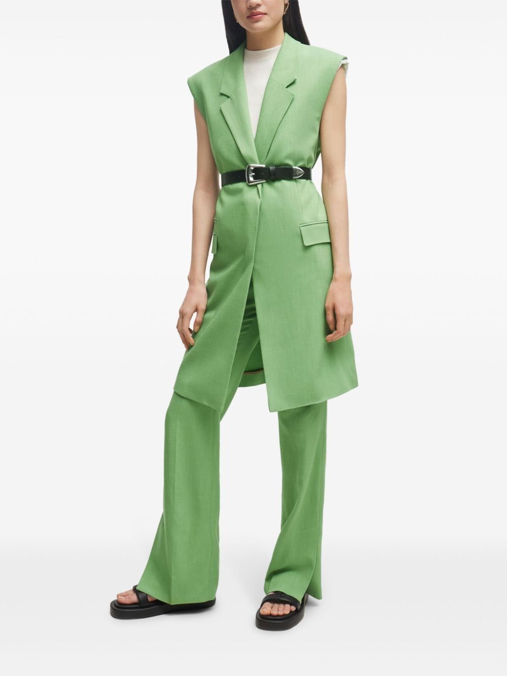 flared tailored trousers - 2