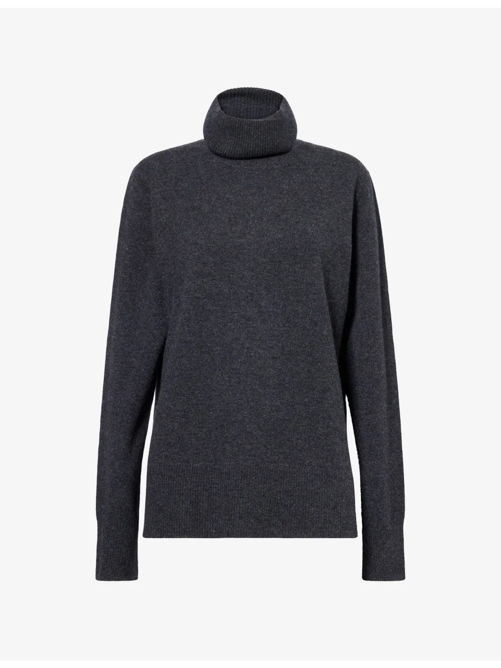 Relaxed Boyfriend Detachable Snood Cashmere Jumper - 1