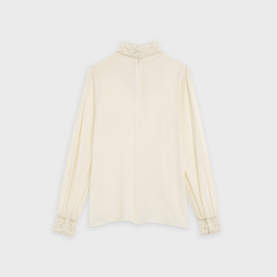 CELINE EMBROIDERED BLOUSE IN SILK CRÊPE outlook