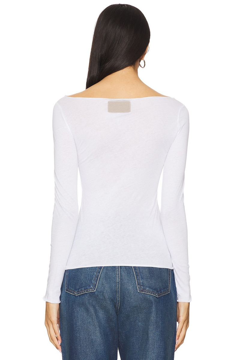 AYA MUSE Boatneck Long Sleeve Tee outlook