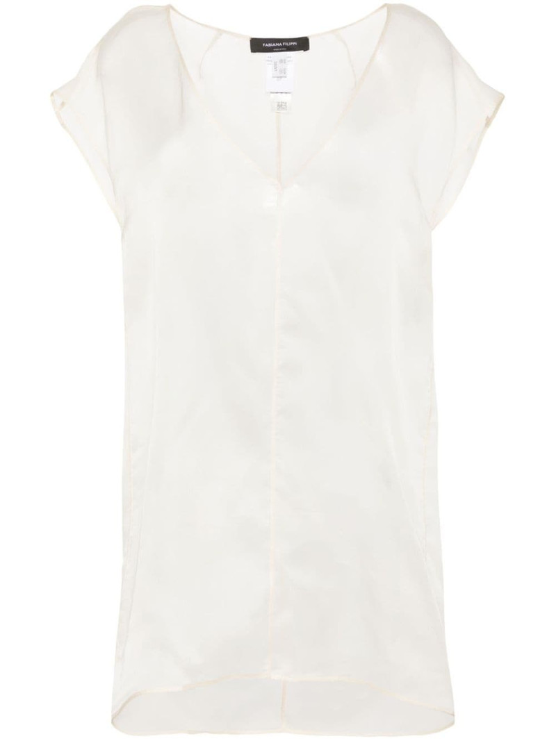 semi-sheer silk blouse 1