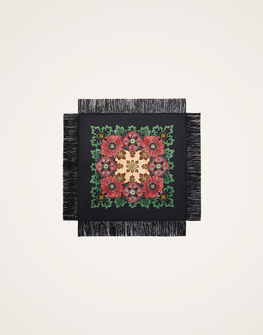 Reversible Fringe Carré Scarf - 10