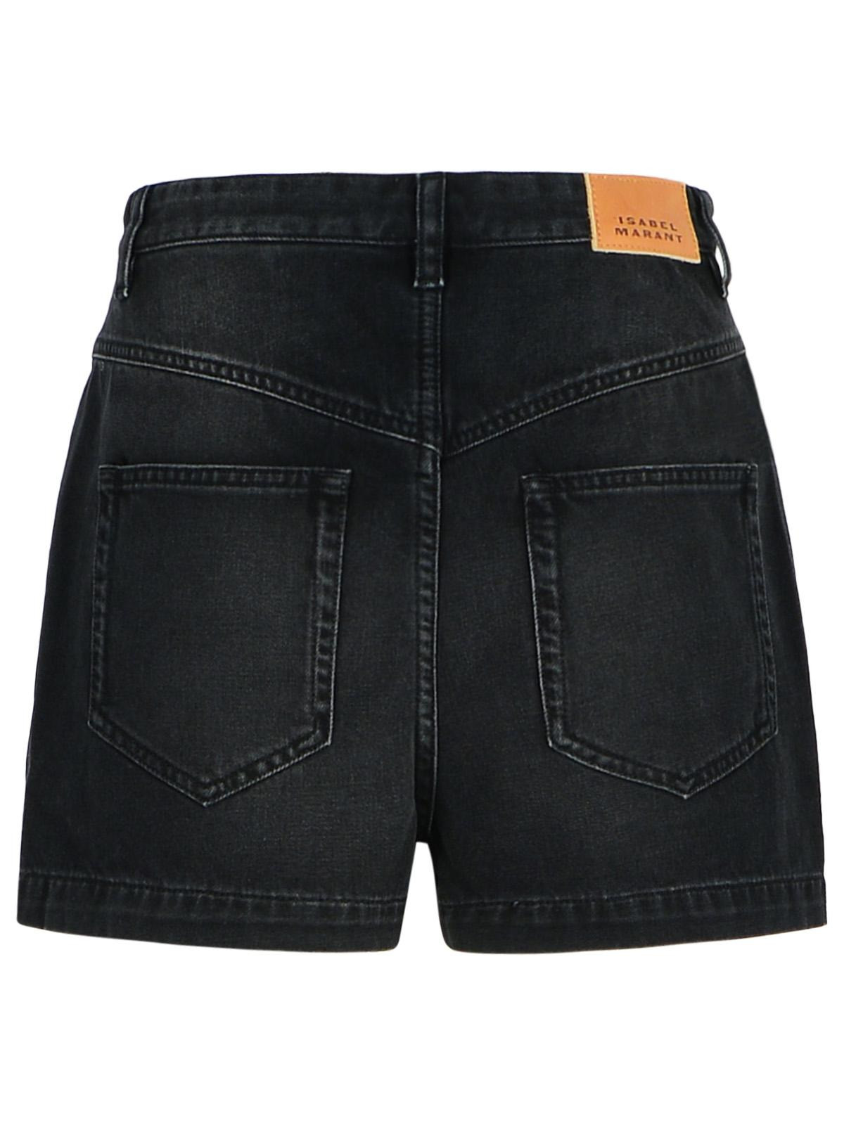Isabel Marant 'Jovany' Black Denim Shorts Women - 3