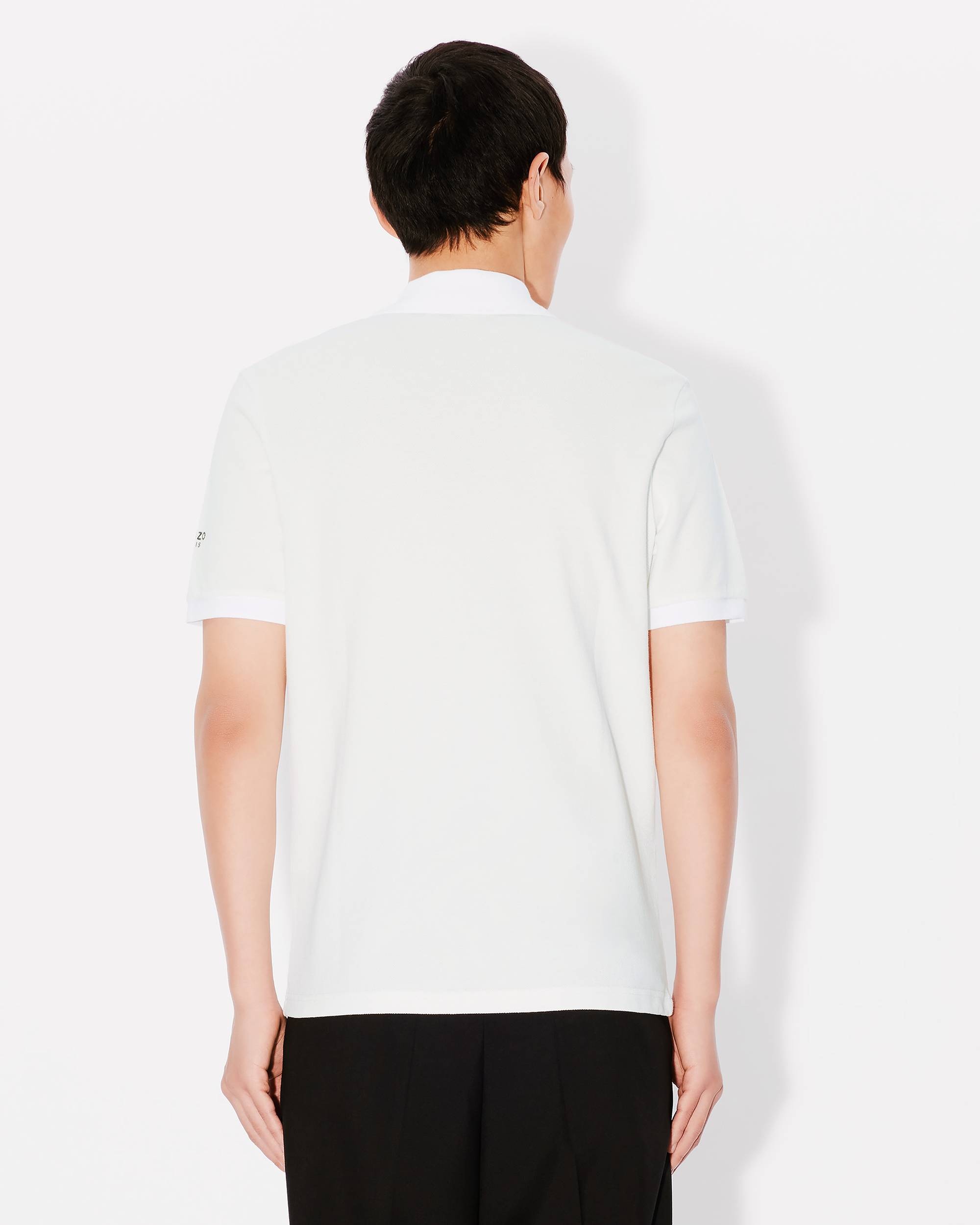 'KENZO Lucky Tiger' embroidered polo in organic cotton - 4