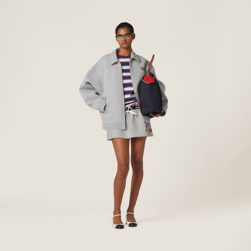 Miu Miu Jersey blouson jacket outlook
