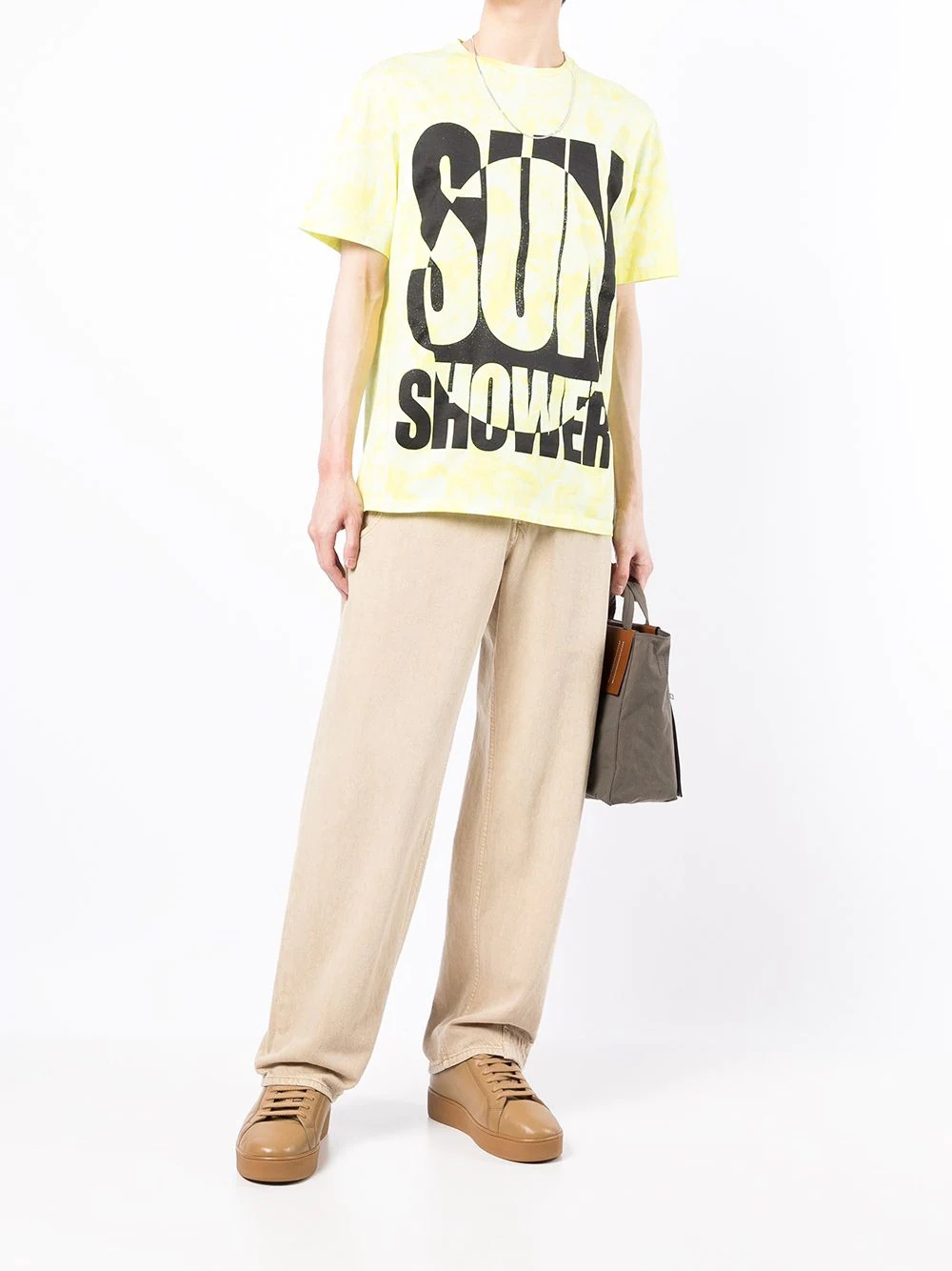 slogan-print short-sleeved T-shirt - 2