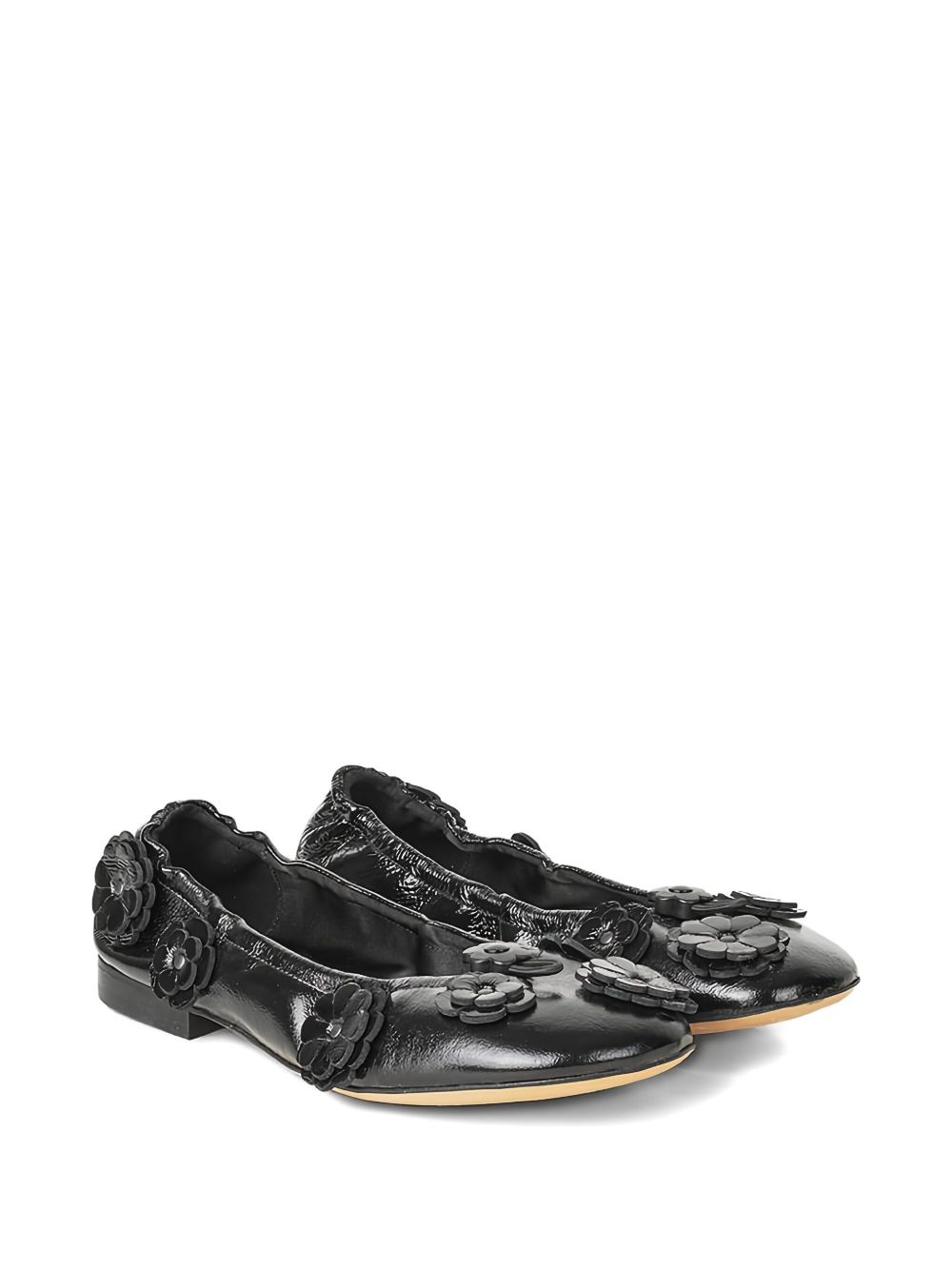 Brielle flower-embellished ballet flats - 2