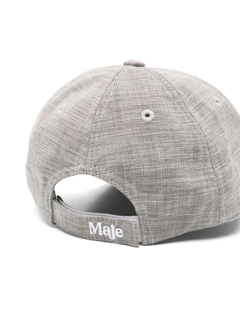 maje printed cotton cap outlook