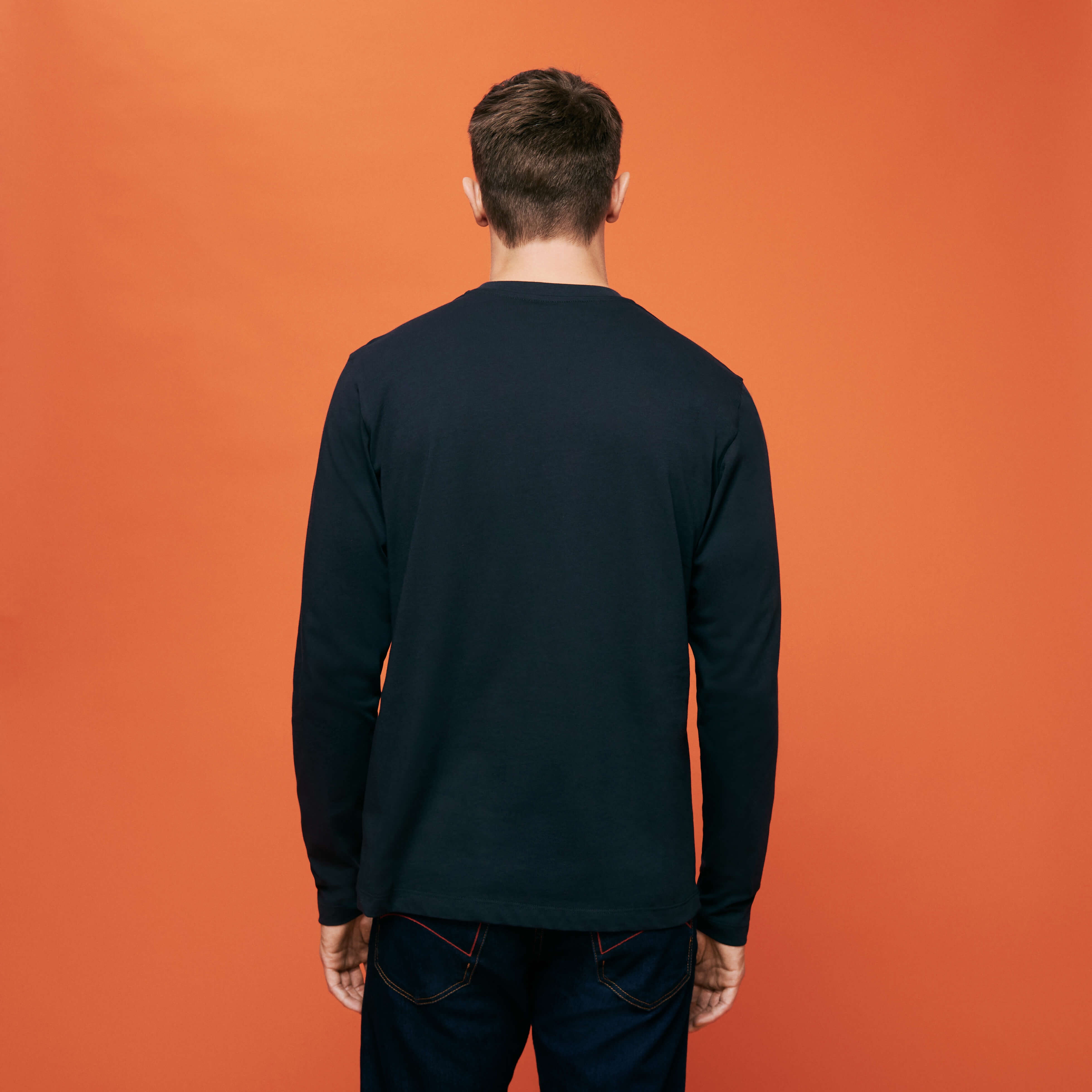 Men Cotton T-Shirt Solid - 4