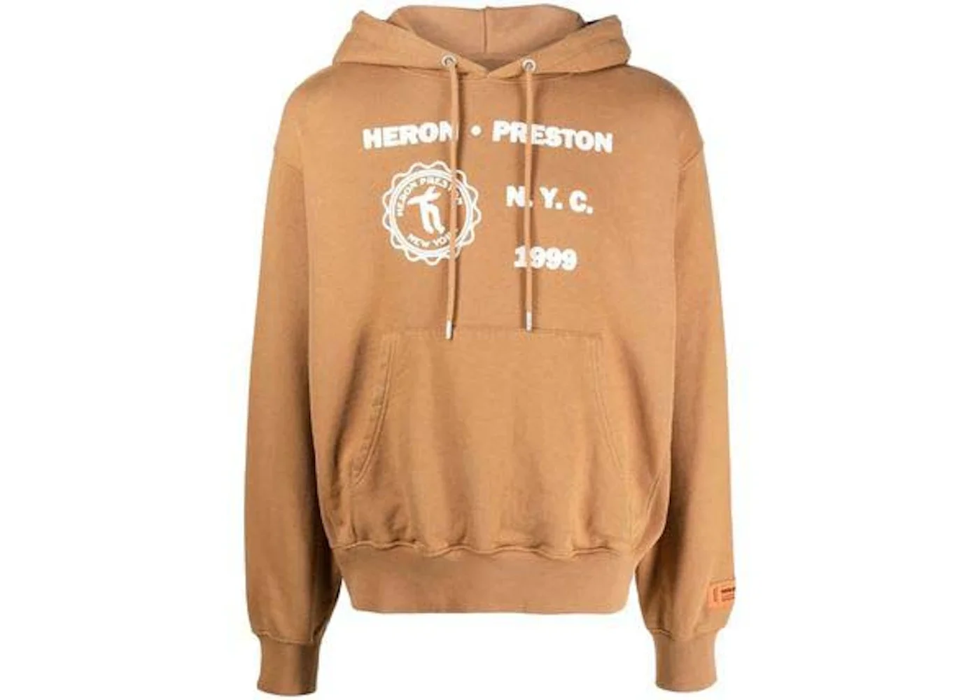 Heron Preston Medieval Heron Hoodie Brown - 1