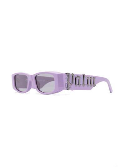 Palm Angels Angel rectangle-frame sunglasses outlook