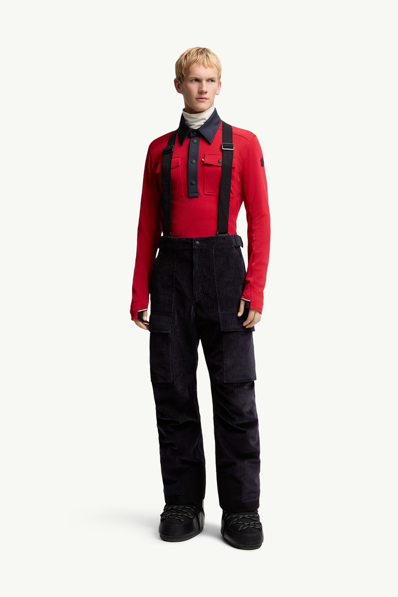 Padded Corduroy Ski Bib 3