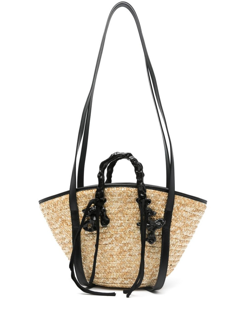raffia tote bag 1