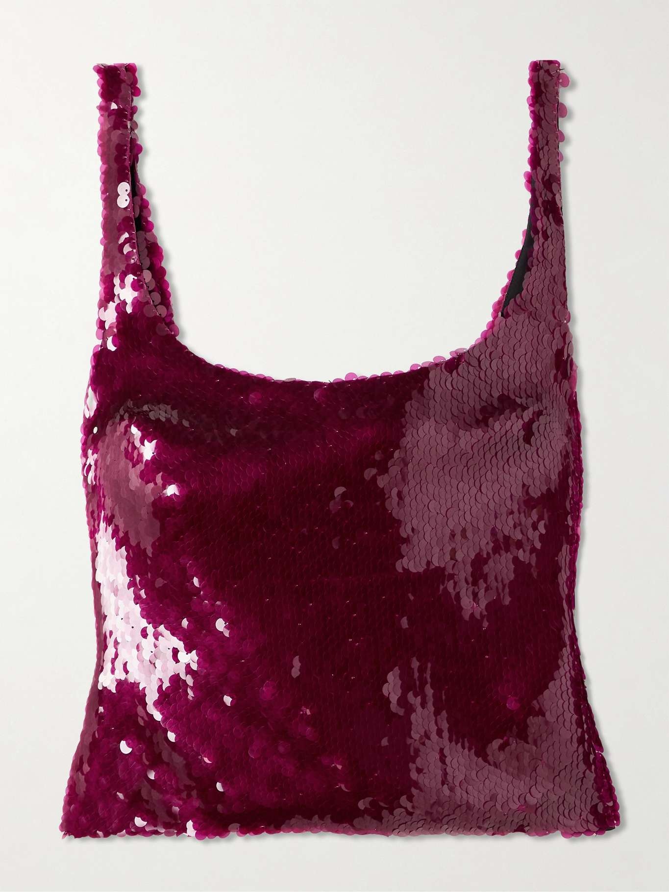 Hornet sequined-satin tank - 1