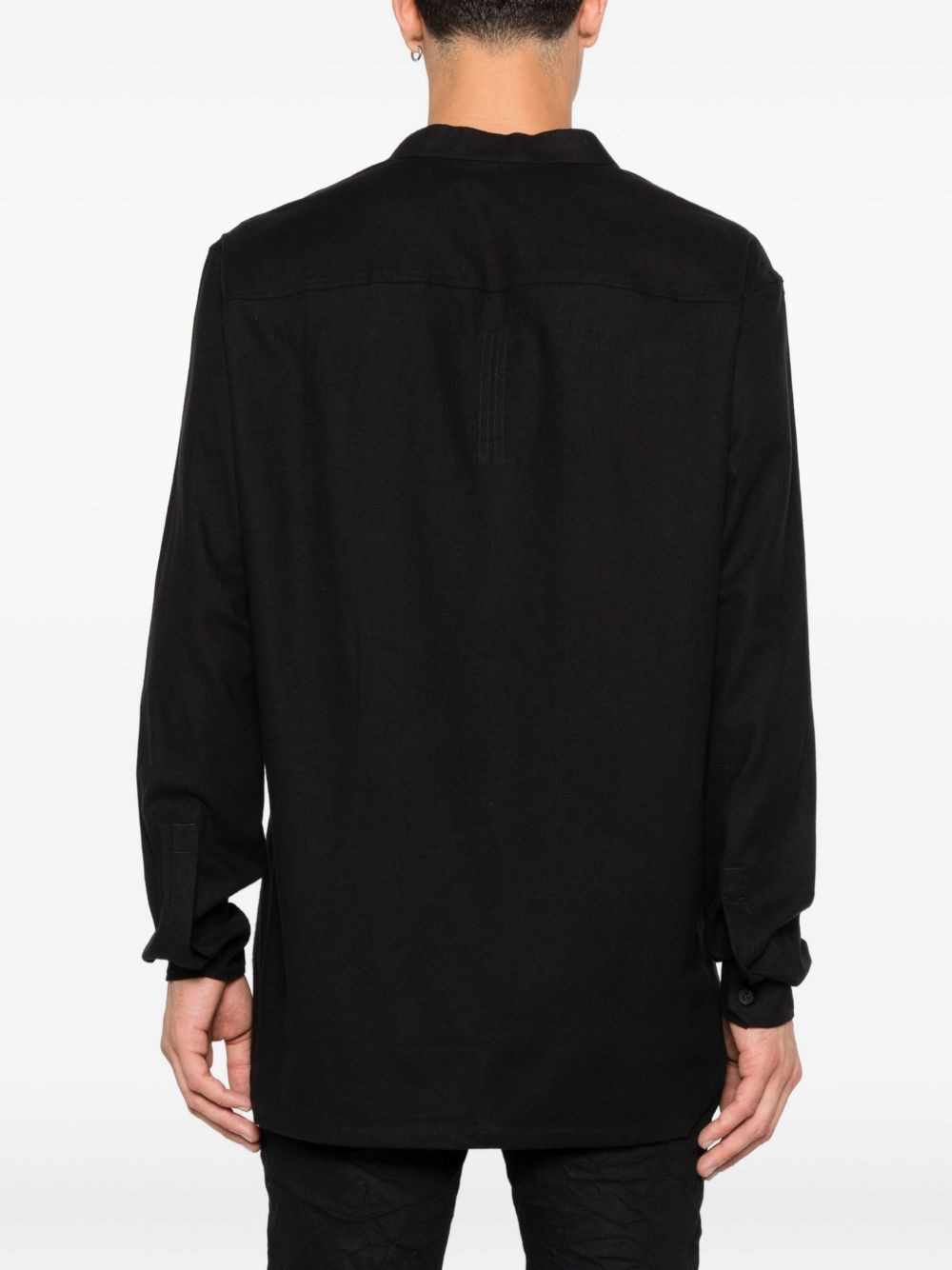 high-neck long-sleeve shirt - 4