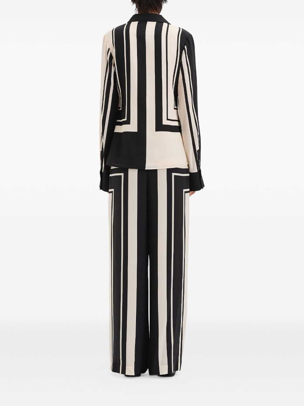 geometric-striped shirt - 4