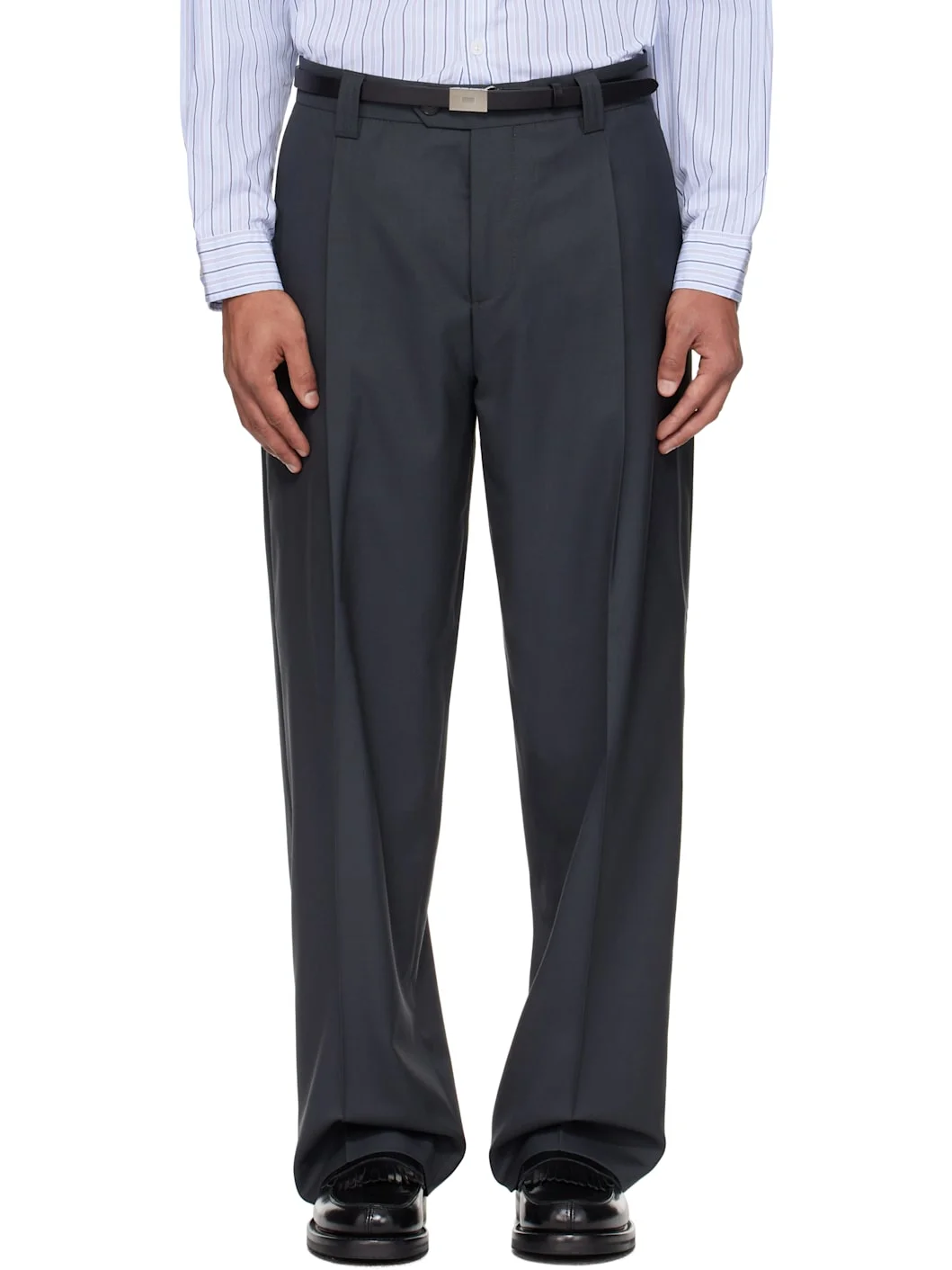 Gray Service Trousers - 1