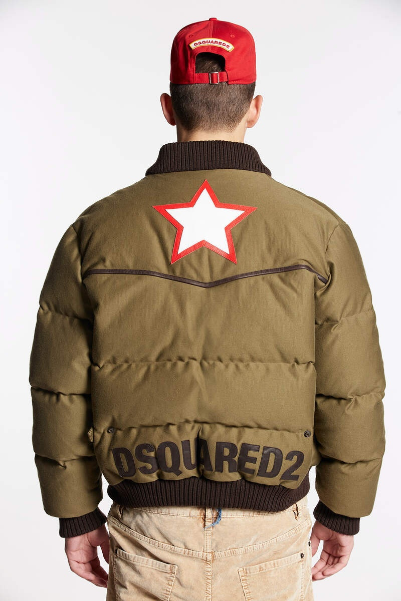 DSQUARED2 WESTERN PUFF BOMBER JACKET outlook