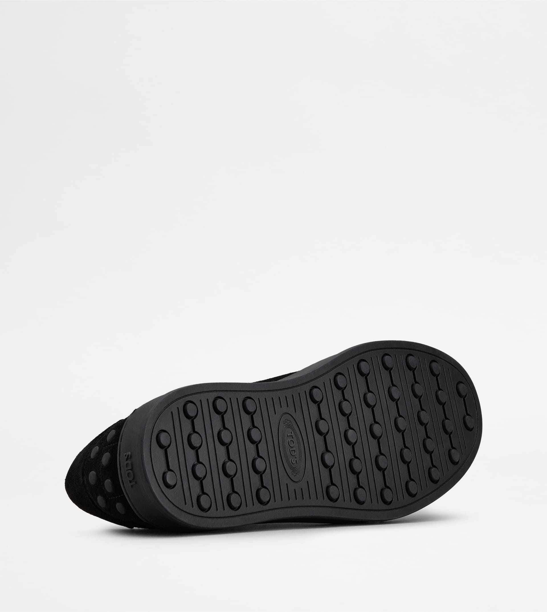SNEAKERS IN SUEDE - BLACK - 4