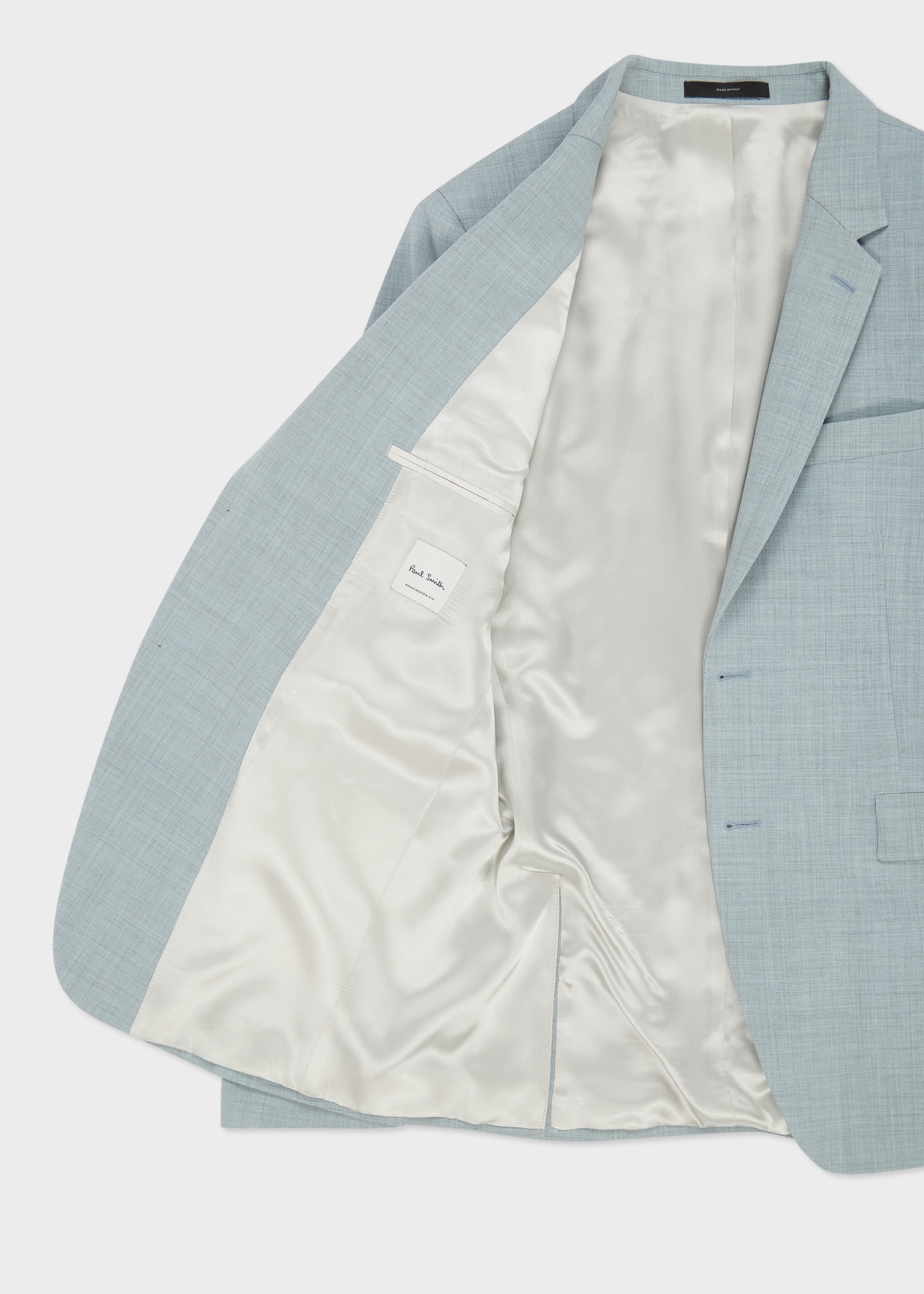 The Kensington - Light Blue Marl Overdyed Stretch-Wool Suit - 6