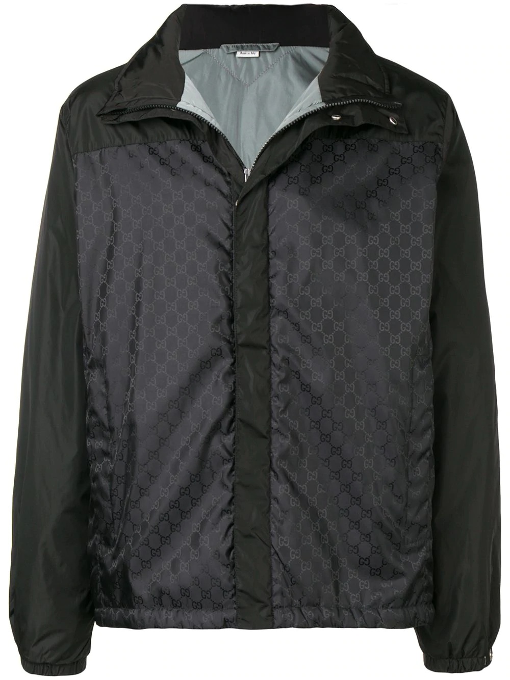 GG print padded jacket - 1