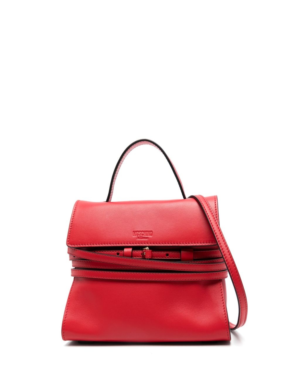 belt-embellished tote bag - 1