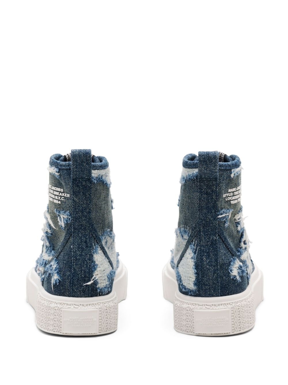 The Rip And Tear Denim High Top sneakers - 4