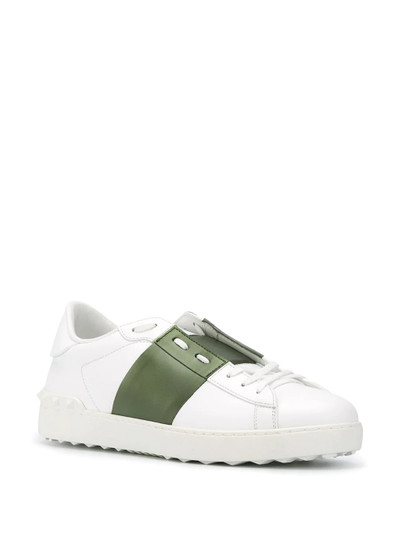 Valentino Open leather sneakers outlook