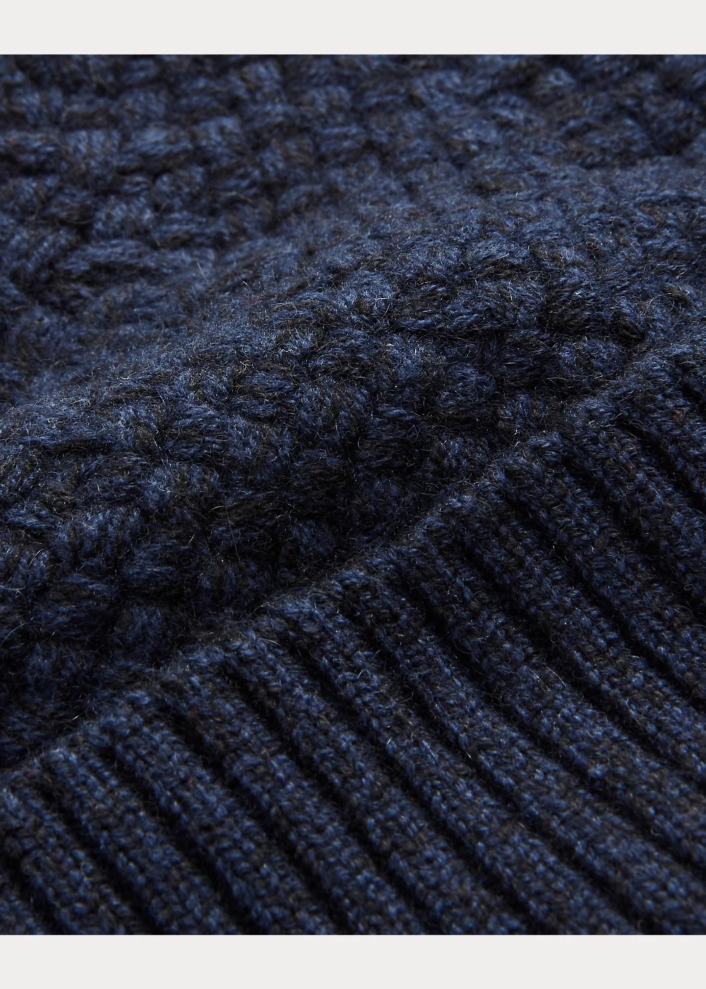 Basket-Weave Cashmere Watch Cap - 3