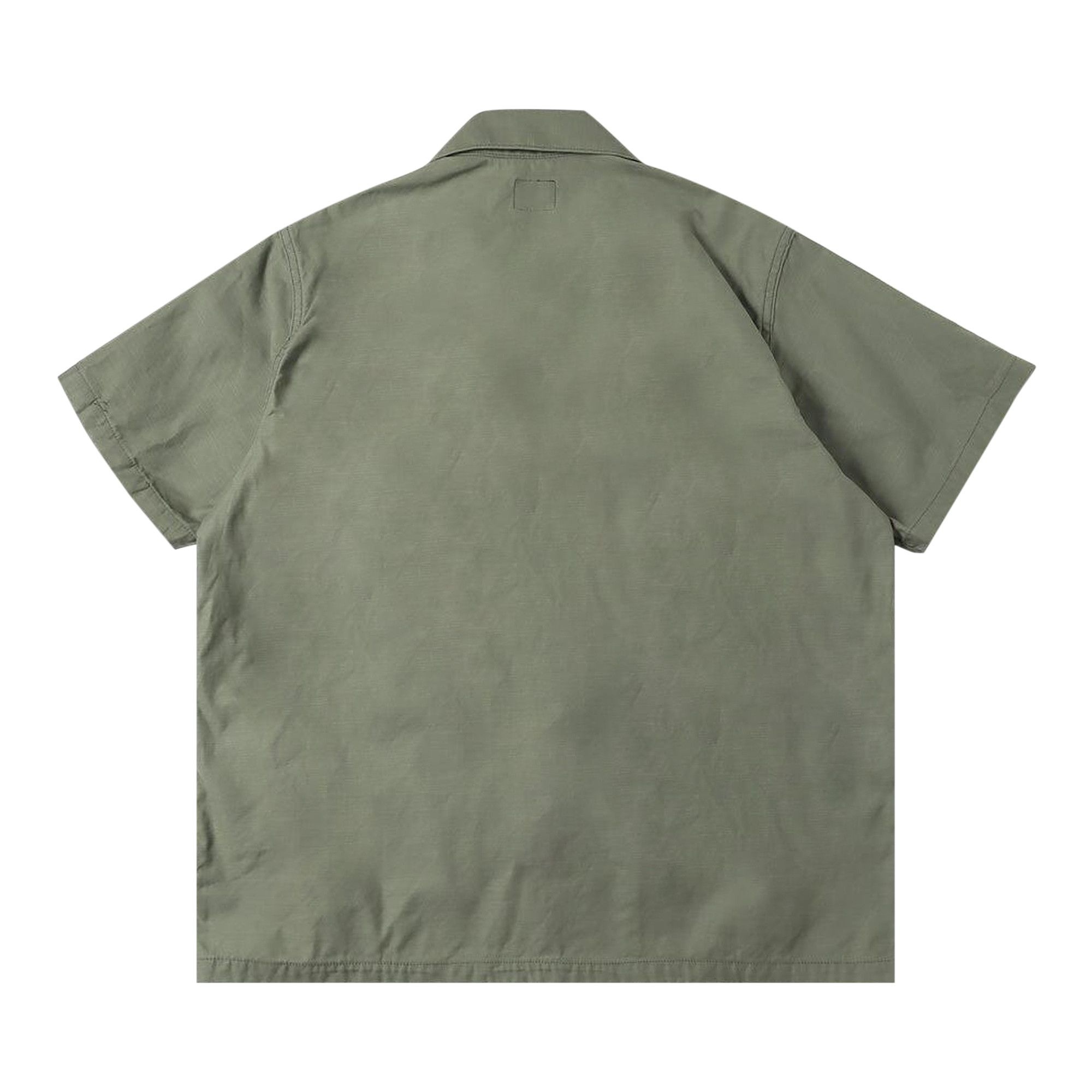 Needles Short-Sleeve Fatigue Shirt 'Olive' - 2