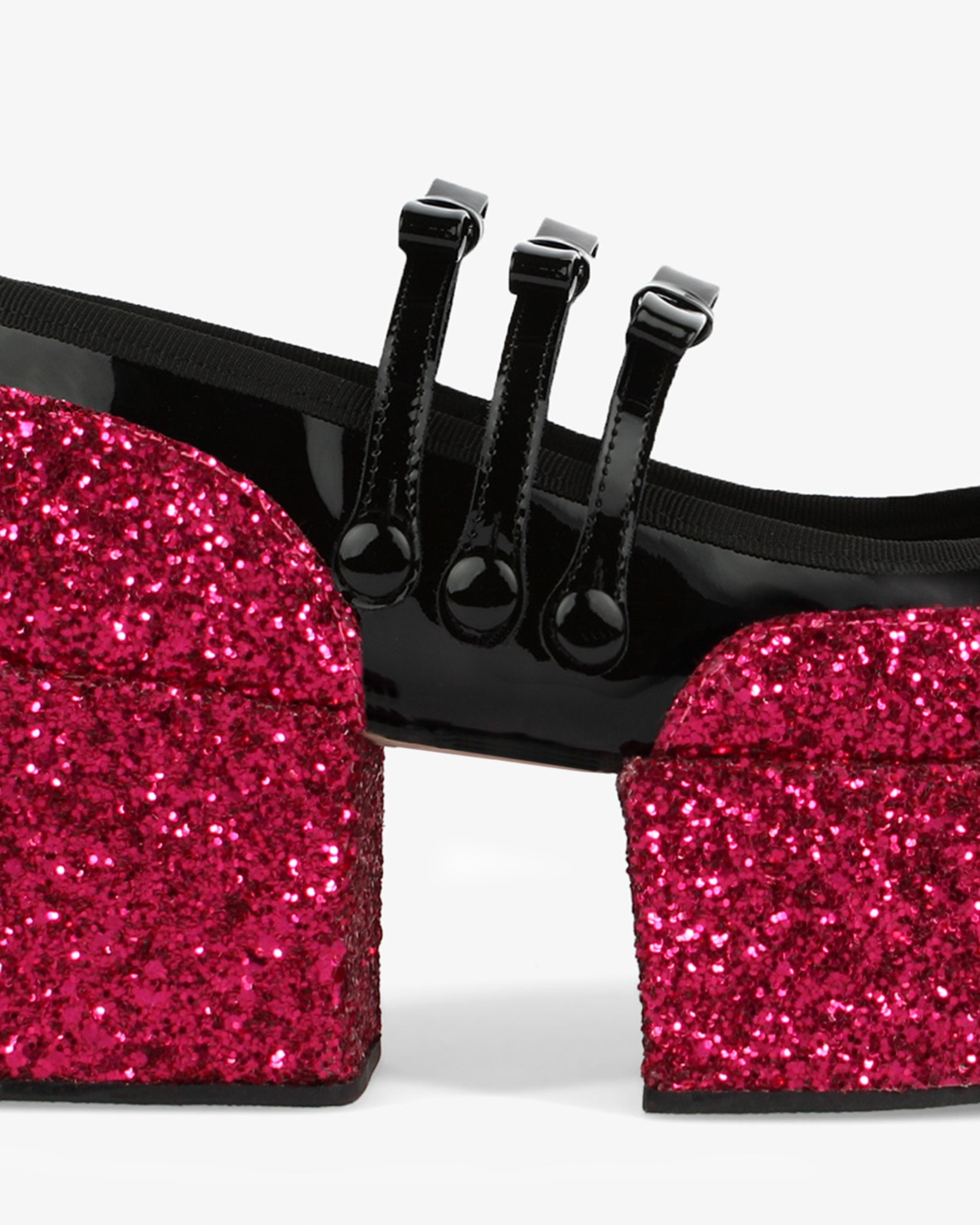 REPETTO x NOIR KEI NINOMIYA - Glitter platform Mary Janes - 4