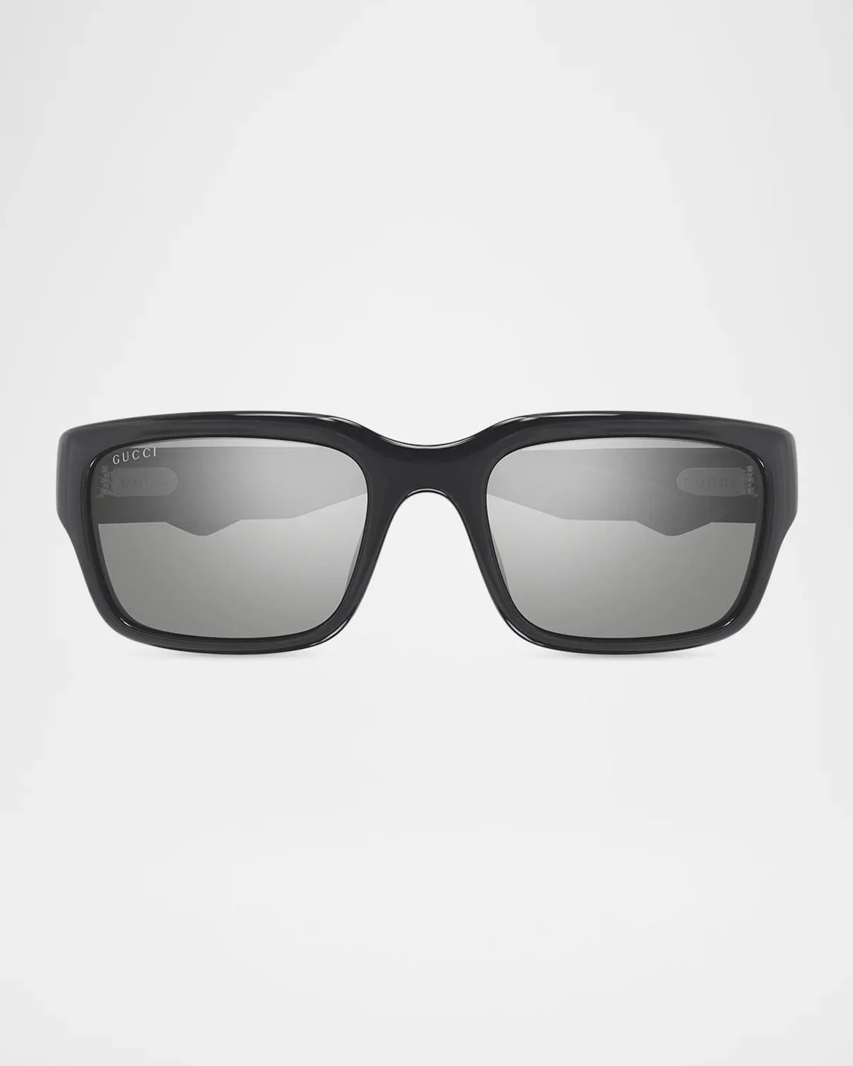 Lettering Clubbing In The City 58MM Rectangular Sunglasses - 1
