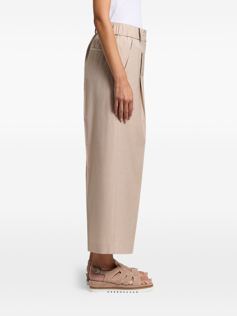 PESERICO pleated wide-leg trousers outlook