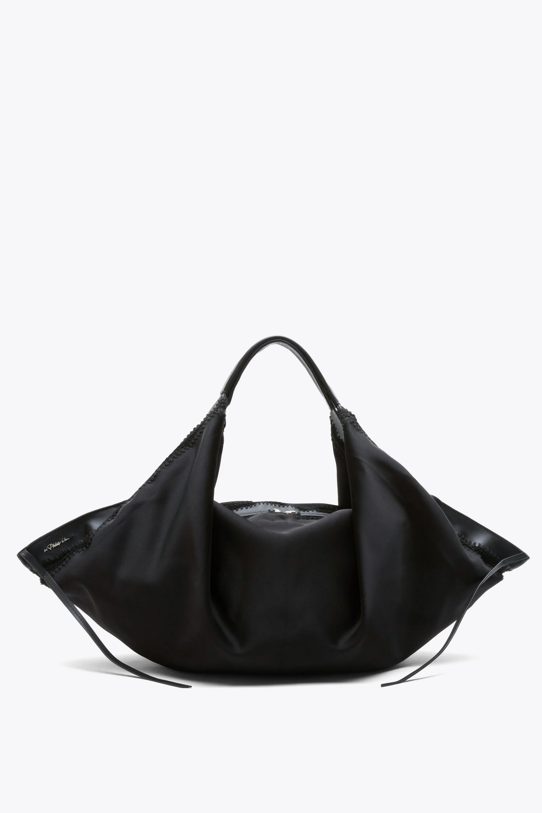 Structured Satin Luna Medium Bag - 1