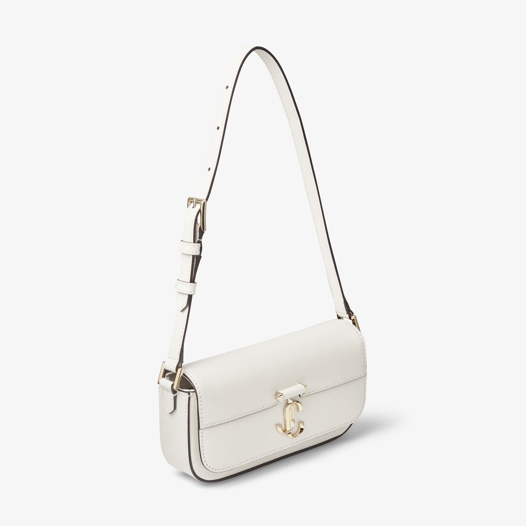 Varenne Mini Shoulder
Latte Leather Mini Shoulder Bag with JC Emblem - 6