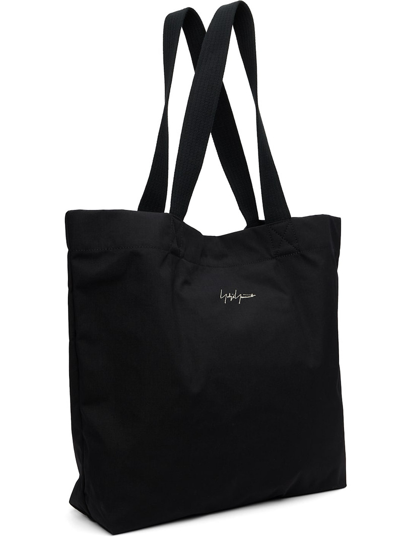 Yohji Yamamoto Black Y-3 KURO Canvas Tote outlook