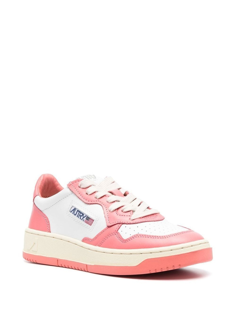 AUTRY medalist leather low-top sneakers outlook